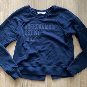 Abercrombie and Fitch navy blue sweatshirt small